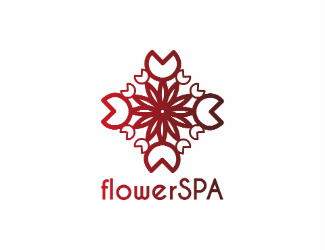 Projekt graficzny logo dla firmy online flowe SPA